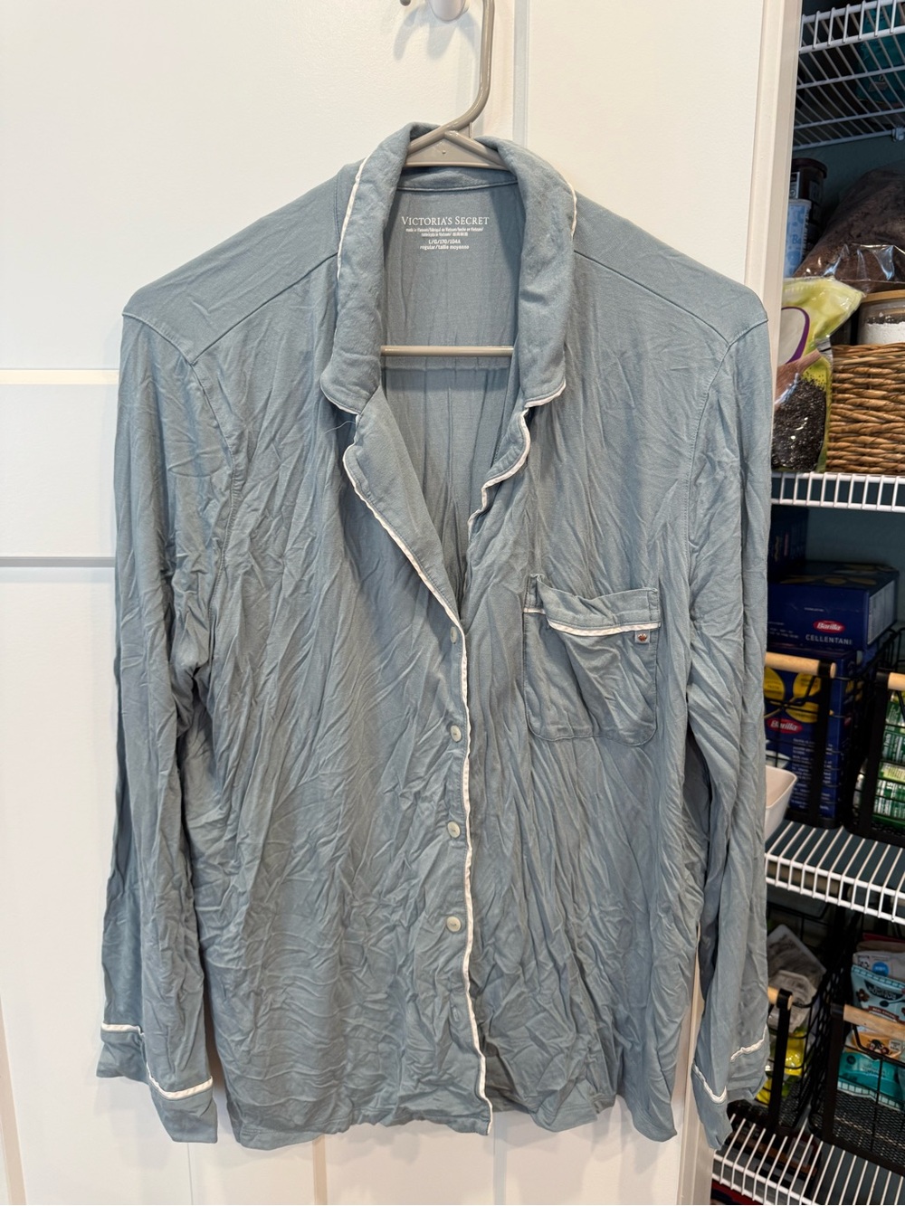 Victoria's Secret Light Blue Pajama Set